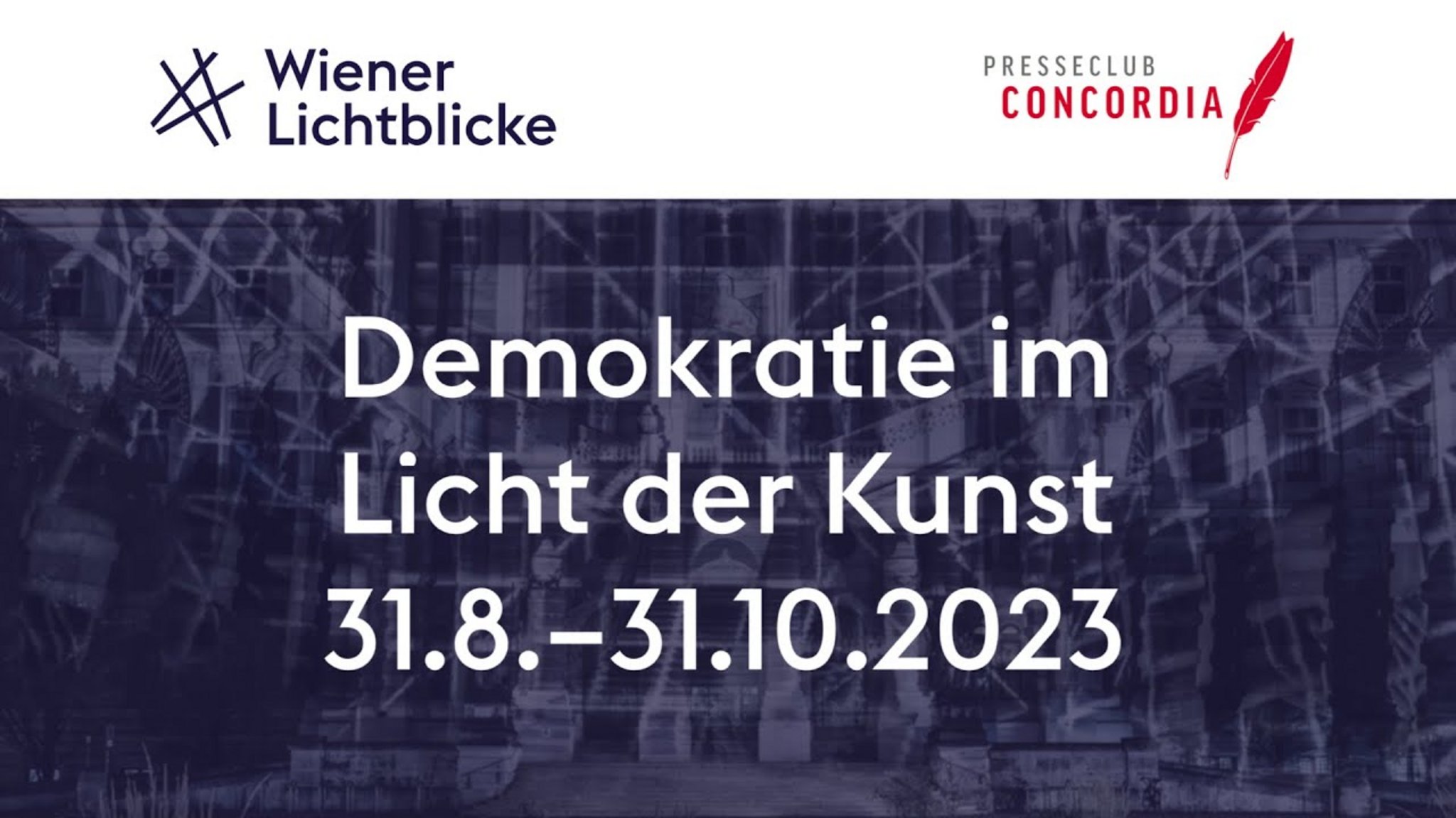 Wiener Lichtblicke 2023: Demokratie im Licht der Kunst (Pressegespräch)